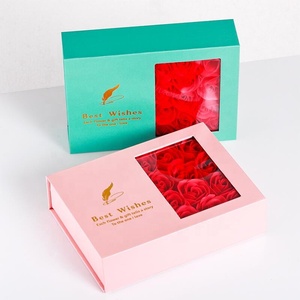 Hộp quà tặng bán buôn kèm bộ trang sức ngọc trai hình hoa, gồm hàu đóng hộp với dây chuyền và mặt dây chuyền - Product Image 4