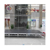 Structure en aluminium mobile pliable d'étape portative de 16X24FT pour l'exposition de musique extérieure