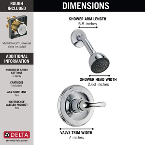 Kit de remplacement pour mitigeur de douche : Robinet, poignée et cache de douche en laiton - Product Image 6