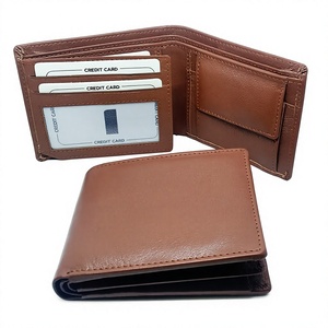 Cartera de Negocios para Hombre de Cuero Genuino de Vaca Pulido Hecho a Mano en India con Decoración de Letras Bordadas de BS INTERNATIONAL Directamente de la India - Product Image 2