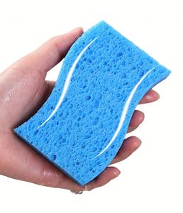 Éponge de nettoyage en cellulose en forme de S, non-abrasive, pour la vaisselle, la cuisine et la salle de bain, vente en gros, fabrication OEM - Product Image 3