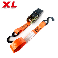 Offre Spéciale – Excellent Prix – Lot de 4 Sangles d'Arrimage à Cliquet Personnalisables – Largeur 25 mm (1 pouce)