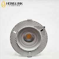 Spot encastré LED GU10 multicolore, résistant au feu, blanc chaud, orientable à 28 degrés, IP65