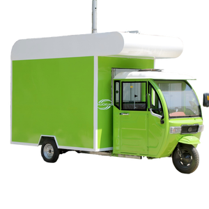Triciclo Eléctrico para Comida Rápida, Carrito de Comida Móvil de 3 Ruedas para Venta Ambulante, Tuk Tuk Rosa Personalizado con Estructura Resistente a la Oxidación - Product Image 4