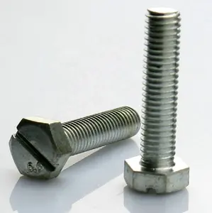 bed frame screws bolts Suppliers-8.8 12.9 Grade Slotted Hex Head Key Screws Bolt/ Window Frame Screws