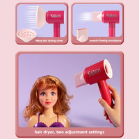 2025 filles Offre Spéciale semblant jouer coiffure sèche-cheveux jouet simulé maquillage salon de coiffure ensemble jouet
