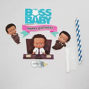 Boss Baby tema <span class=keywords><strong>pastel</strong></span> <span class=keywords><strong>decoración</strong></span> hombres y mujeres al por mayor nuevos toppers <span class=keywords><strong>de</strong></span> <span class=keywords><strong>decoración</strong></span> <span class=keywords><strong>de</strong></span> pasteles - Product Image 2