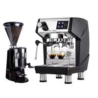 Machine à café expresso commerciale intelligente en acier inoxydable, 15 bars, avec contrôle de la température par application, pour hôtels – Modèle italien en promotion