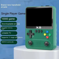 Console de jeu vidéo portable X9, écran 3,5 pouces, simulateur de jeux rétro classiques, manette de jeu pour enfants et adultes, cadeaux