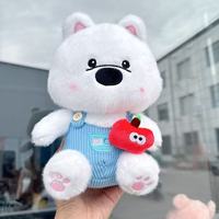 Yeni Tasarım Kaliteli Pençe Makinesi 8 İnç Sevimli Westie Köpek Panda Kapibara Tavşan Peluş Oyuncaklar