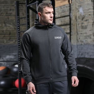 Lightweight <b>Jacket</b> Zip Up <b>Workout</b> Gym <b>Jacket</b> Slim Fit Reflective Printed Sports <b>Jacket</b> For Men - Product Image 1