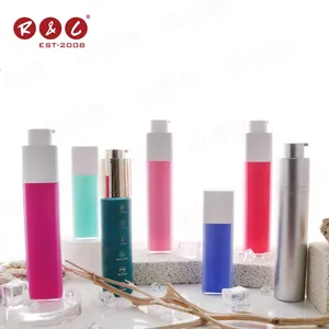 Pcr AS PP Resistant Vacuum Refillable Lotion Cream 30Ml 50Ml 100Ml Plastic Cosmetics Airless Serum Pump Bottle With Pump