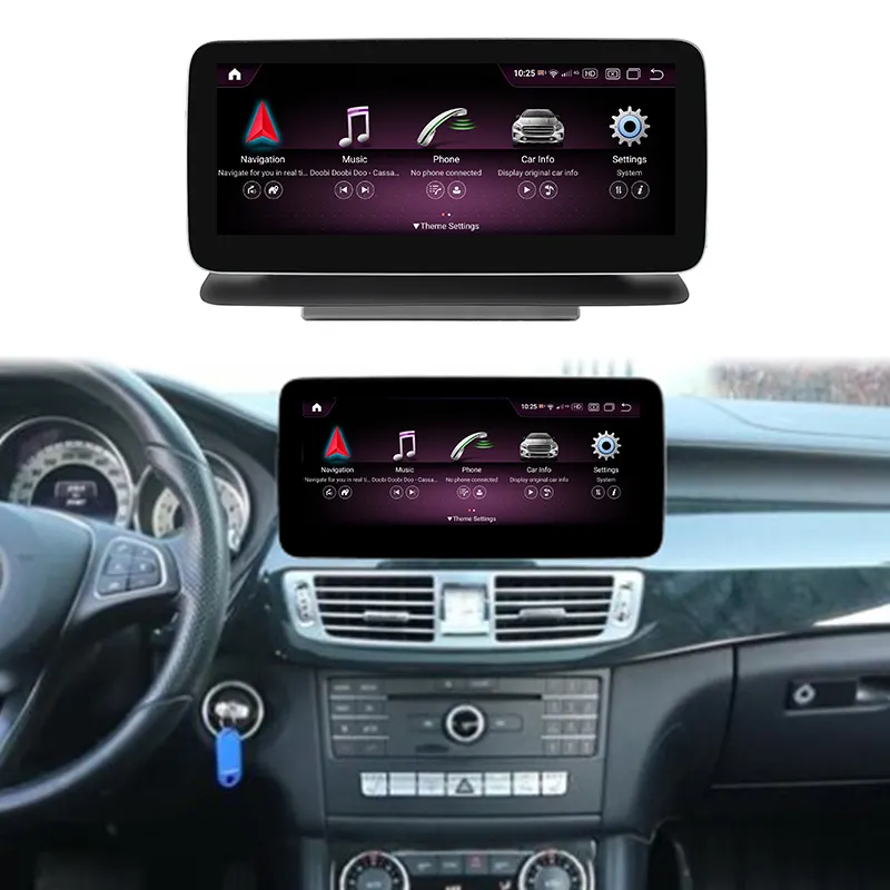 Bostar som automotivo com dvd player, rádio para carro com android, tocador de vídeo para mercedes benz cls w116 c218 2012 - 2017