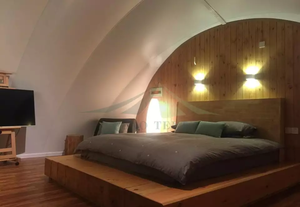 Luxo-tienda de campaña de lona Glamping para <span class=keywords><strong>hotel</strong></span>, complejo turístico al aire libre, experiencia de acampada de lujo con diseño especial a la venta - Product Image 5