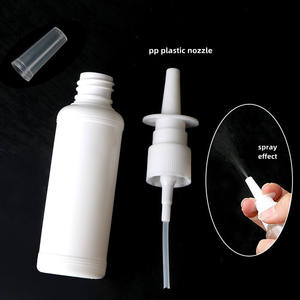 Vente en gros de 5ml 10ml 20ml 30ml 50ml HDPE liquide blanc clair vide flacons de pulvérisation de brouillard nasal pompe pulvérisateur brouillard nez vaporisateur - Product Image 4