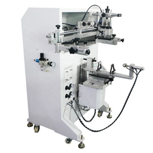 CE Certified Semi-Automatic Curved Screen <b>Printer</b> Easy Operation PLC Motor for Drinking Water Buckets Beer Kegs Liquefied Tanks - Product Image 6