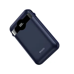 Yesido 10000Mah Met Ingebouwde Dual Kabel Voor Iphone En Type-C Snel Opladen Power Bank