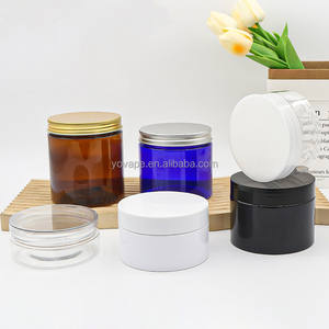 Olla <span class=keywords><strong>de</strong></span> boca ancha <span class=keywords><strong>de</strong></span> primera calidad, 50g, 80g, 100g, 120g, 150g, 5 Oz, 6 onzas, tarro <span class=keywords><strong>de</strong></span> <span class=keywords><strong>mantequilla</strong></span> corporal cosmético transparente para mascotas, contenedor con tapa dorada - Product Image 3