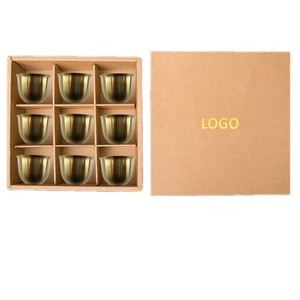 ชุดแก้วกาแฟอาหรับสุดหรูขายดี ผลิตจากสแตนเลสสตีลสองชั้น ดีไซน์คลาสสิก Unisweet Cawa แก้วชาไม่มีหูจับ - Product Image 1