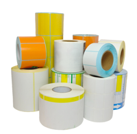 Autocollant OEM/ODM de haute qualité, écologique, sensible à la chaleur, résistant à l'huile, 4x6 pouces, rouleau d'étiquettes DHL, autocollant code-barres