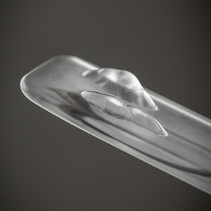 Porta incienso de cristal con diseño de montaña doble, quemador de aromaterapia para el hogar, decoración zen, adorno para dormitorio, pisapapeles, regla - Product Image 5