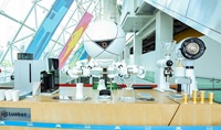 Robot intelligent pour la préparation du café avec vision IA et bras robotique pour la préparation automatique du café, l'art latte et les boissons