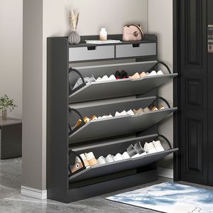 <b>Shoe</b> changing stool, multi-functional ultra-thin flip-down <b>shoe</b> cabinet, <b>storage</b> cabinet for home use, energy-saving, large - Product Image 4
