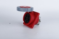 Prise dissimulée SFE CEE 3P+E 125A 380V IP67, prise industrielle étanche, prise d'alimentation pour l'aviation