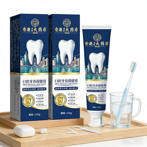Dentifrice Nettoyant & Blanchissant, Élimination des Taches de Fumée & Blanchiment, Soin des Gencives, <span class=keywords><strong>Haleine</strong></span> Fraîche & <span class=keywords><strong>Anti</strong></span>-<span class=keywords><strong>Mauvaise</strong></span> <span class=keywords><strong>Haleine</strong></span>, Nettoyage Buccal 120g - Product Image 4