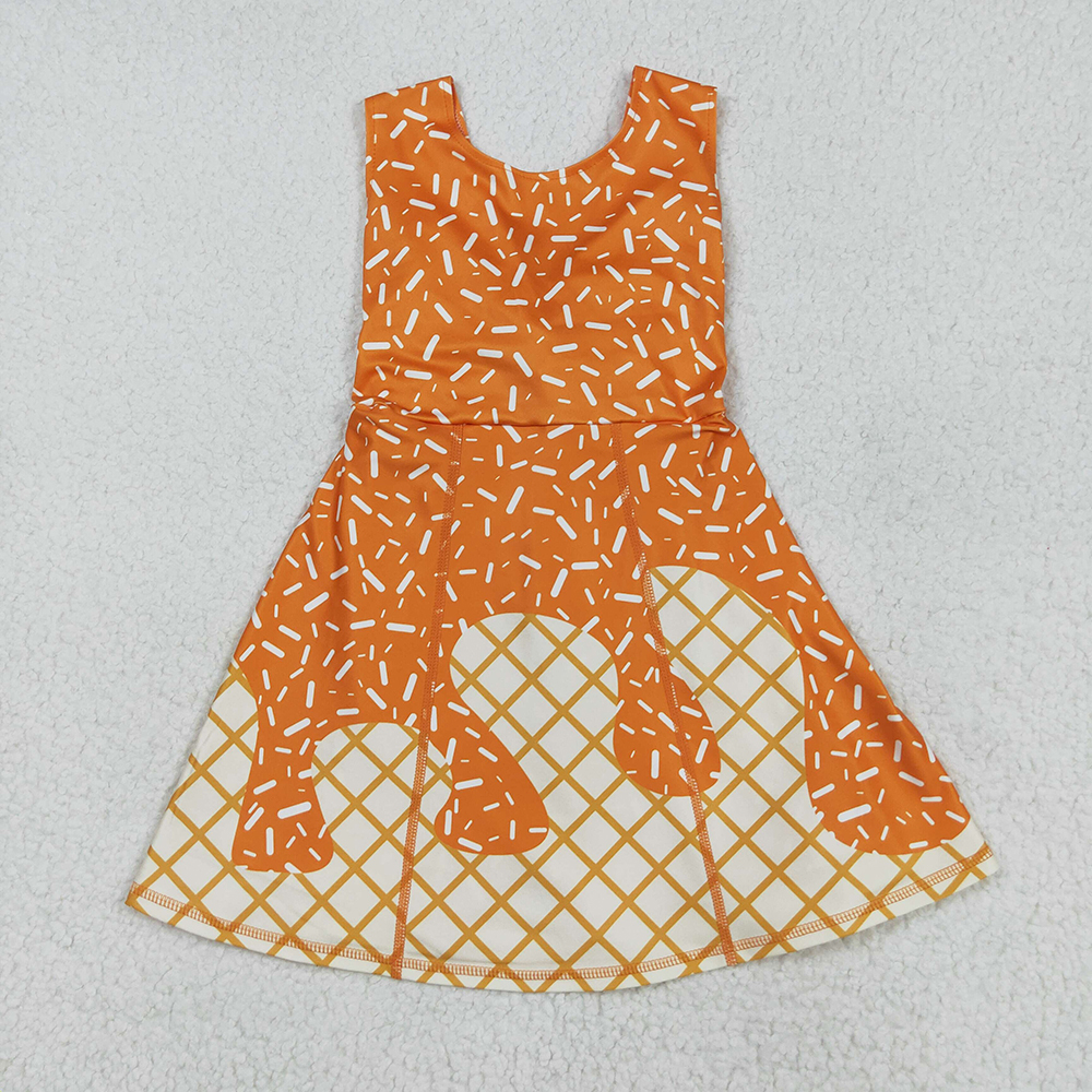 strapless open back dress Licensed- Burnt Orange & White UT Icon Cardigan Tank Dress  Queen of  Sparkles