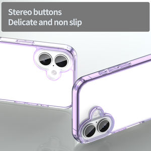 Funda Transparente para Teléfono iPhone 14 15 16 Pro Max, Carcasa Trasera Acrílica de Color para Samsung, Google y <span class=keywords><strong>Moto</strong></span> - Product Image 6