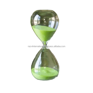 Personnalisé sablier en verre de couleur unique sablier décoratif en diamant minuteur de verre de cinq minutes - Product Image 3