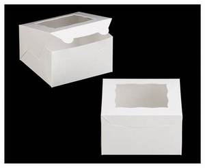 Scatole <span class=keywords><strong>per</strong></span> Cupcake in Cartone Riciclato con Logo Personalizzato, Stampa a Quattro Colori e 6 Fori, Sicure <span class=keywords><strong>per</strong></span> Alimenti, con Coperchio Trasparente - Product Image 3