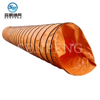 Conception directe d'usine 800mm 5m PVC matériel ignifuge Flexible conduit d'air alimentation en air tuyau de Ventilation d'échappement conduit
