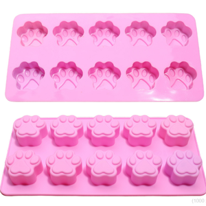 <span class=keywords><strong>Molde</strong></span> <span class=keywords><strong>de</strong></span> silicona para impresión <span class=keywords><strong>de</strong></span> <span class=keywords><strong>huella</strong></span> <span class=keywords><strong>de</strong></span> <span class=keywords><strong>perro</strong></span>, 10 cavidades, <span class=keywords><strong>huella</strong></span> <span class=keywords><strong>de</strong></span> <span class=keywords><strong>perro</strong></span>, gato, animales, pata para Chocolate, hielo, gelatina, caramelo - Product Image 1