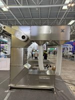 Lebensmittelechter Förderer, automatischer vertikaler C-Typ-Eimerförderer aus Edelstahl 304 mit mehreren Auslassöffnungen (anpassbar)