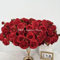 Boules de fleurs artificielles en soie DKB en gros pour mariages, hôtels, villas, centres de table et décorations de fête
