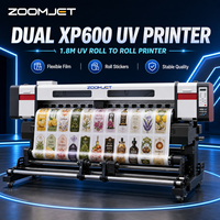 Imprimante industrielle UV rouleau à rouleau de 1,8 m pour films PVC et PET