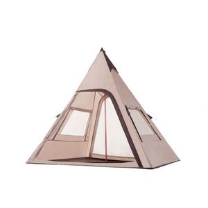 Hot Sale Lightweight 3-Person Oxford Fabric Tipi Tent for Family Team Outdoor <b>Backpacking</b> & Camping - Product Image 5