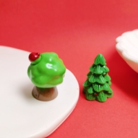 Accessoires de jardin féerique en miniature 3D, figurines de terrarium DIY, ornements, fournitures de décoration de Noël