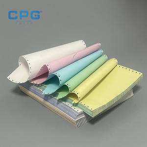 Feuilles de papier autocopiantes personnalisées avec revêtement supérieur, format A4, 3 plis, papier NCR, pour fournitures de bureau, factures et reçus - Product Image 1