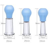 Ventouses faciales tasses de Massage ensemble de ventouses sous vide en caoutchouc Relaxation du visage Correction des mamelons corps peau levage ventouses dispositif