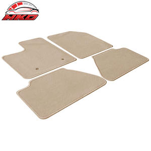 Tapis de sol pour Ford Edge 07-13, tapis avant et arrière beige 4 pièces - Velours - Product Image 3