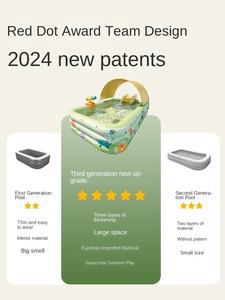 <span class=keywords><strong>สระ</strong></span>สปาเป่าลมหนา2.5มม. สำหรับเด็กเล่นในบ้าน<span class=keywords><strong>สระ</strong></span>ว่ายน้ำกลางแจ้งลานกว้างพับได้ - Product Image 4