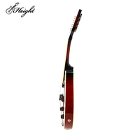 Instrument de mandoline électrique rouge sapele instruments à cordes en bois mandoline mandoline instrument pick-up