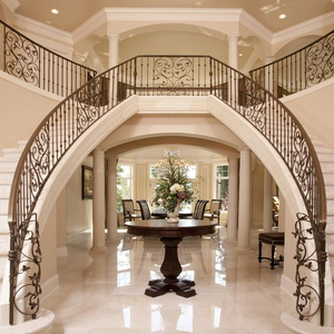 Rampe d'escalier en <span class=keywords><strong>acier</strong></span> de luxe, rampes en <span class=keywords><strong>acier</strong></span> <span class=keywords><strong>forgé</strong></span>, photos de rampes d'escalier en <span class=keywords><strong>fer</strong></span> <span class=keywords><strong>forgé</strong></span> pour escaliers - Product Image 5