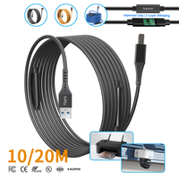 Extensor USB 3.0 de Grado Industrial Tipo A/B/Micro B con Amplificador de Señal de 10M Anti-Interferencia para CCTV y Escáner de Códigos de Barras