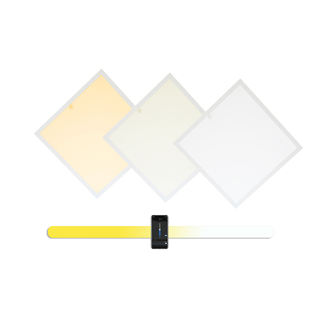 NLC 2X2 and 2x4 and 1x4 Smart Led Panel Lighting Tunable White and Dimming Option Energy Saving
