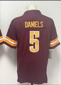 Camiseta de Fútbol Americano Cosida al por Mayor para Hombre, 5 Jayden Daniels, 17 Terry McLaurin, 21 Sean <span class=keywords><strong>Taylor</strong></span>, 4 <span class=keywords><strong>Taylor</strong></span> Heinicke - Product Image 4