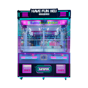Máquina de grúa arcade con luces LED de colores, temática 'Have Fun', equipo expendedero de premios para locales de entretenimiento - Product Image 2